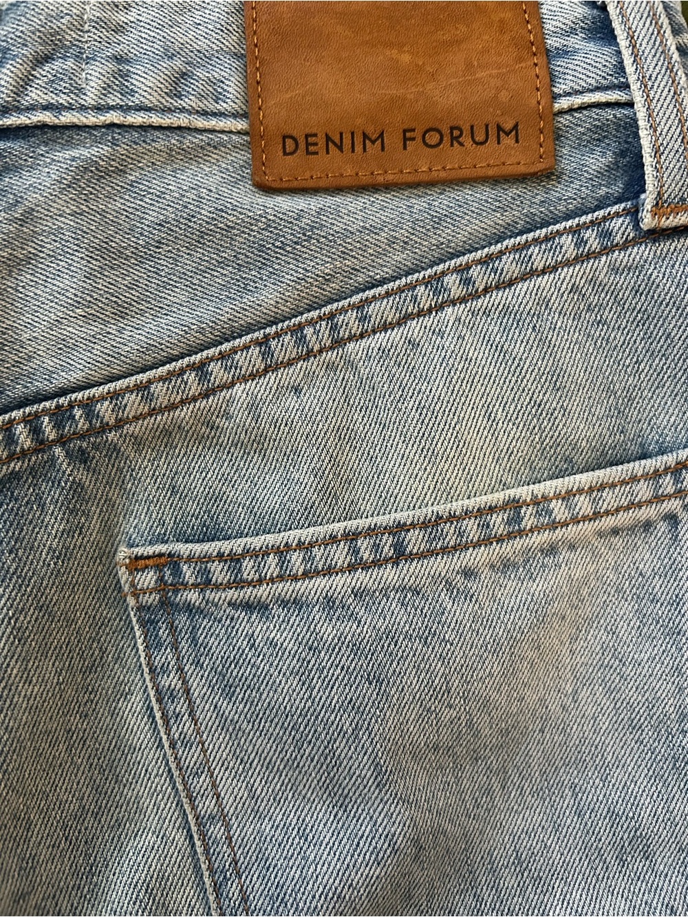 Denim Forum The Joni High Rise Loose 29L Straight Leg size 24 - Picture 9 of 15